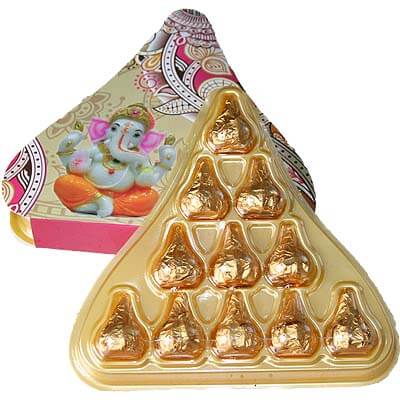Buy 11 Chocolate Modak Gift B11MTW Online | All India Delivery ...