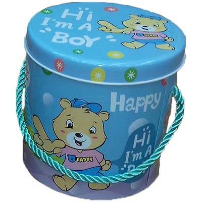 Baby Boy Announcement 12 Chocolates Gift B12TVV3