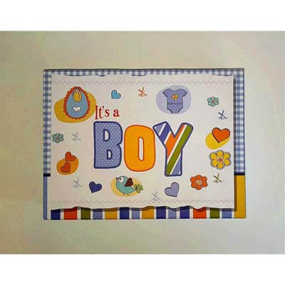 Baby Boy Announcement 18 Chocolate Gift cpvb1117