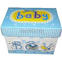 Baby Boy Announcement 7 Chocolates Gift