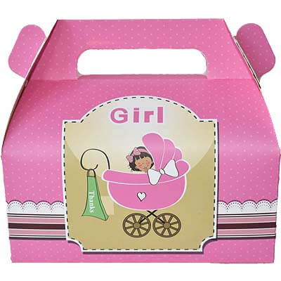 Baby Girl Announcement 12 Chocolates Gift B12CPVG34