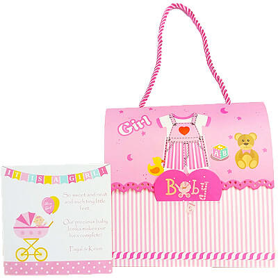 Baby Girl Announcement 14 Chocolate Gift G14PCZG