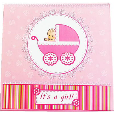 Baby Girl Announcement Toy Chocolates 8pc 