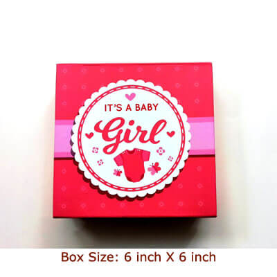 Baby Girl Birth Announcement 15 Chocolate Gift Hamper India cpvg115