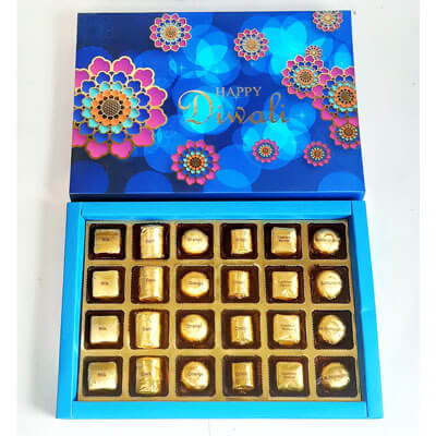 Big Diwali Chocolate Gift with 24 Chocolates and Truffles b24rdi1003