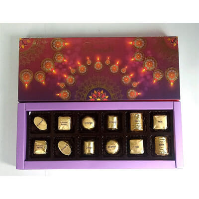 Blasta 12 Diwali Chocolate Gift Box B12CPPRDI