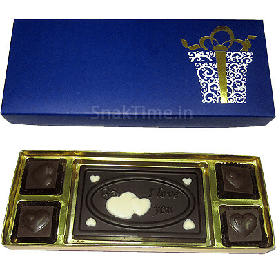 Blasta I Love You Dark Chocolate Gift Box Small 120 gm