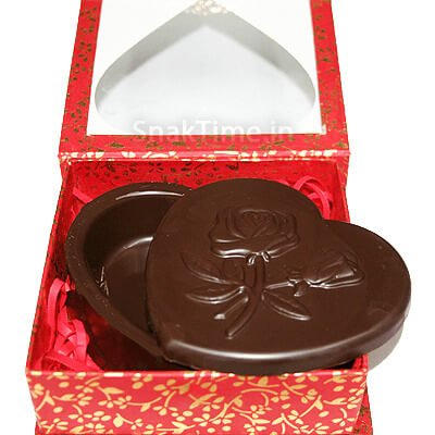 Blasta Valentine Chocolate Heart Shape Edible Hollow Box