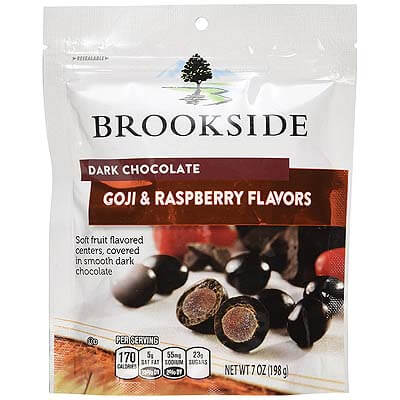 Brookside Dark Raspberry and Goji Centered Chocolate
