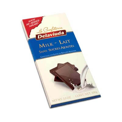 Delaviuda Sugar Free Milk Chocolate