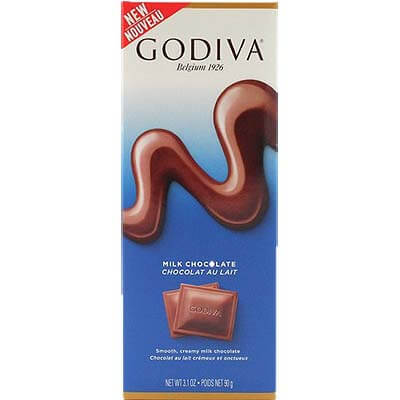 Godiva Belgian Milk Chocolate 90g