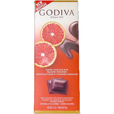 Godiva Dark Chocolate Blood Orange 90g