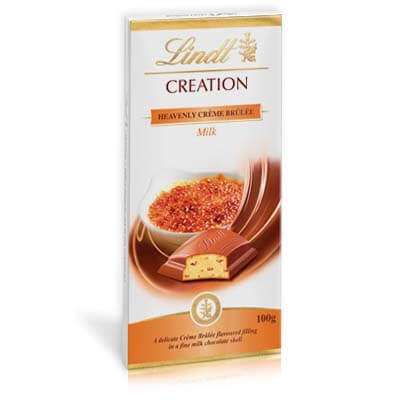 Lindt Creation Heavenly Creme Brulee Milk Chocolate