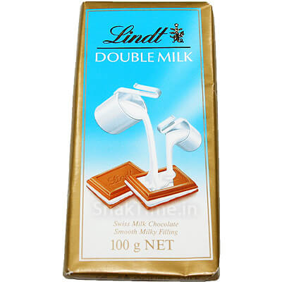 Lindt Double Milk Swiss Chocolate 100 gm