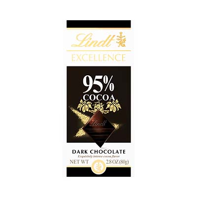 Lindt Excellence 95% Cocoa Dark Chocolate 80g