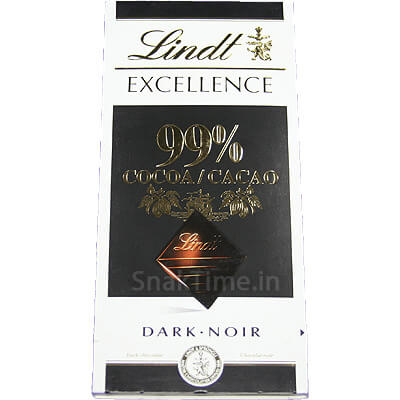 Lindt Excellence 99% Cocoa Dark Chocolate 50g