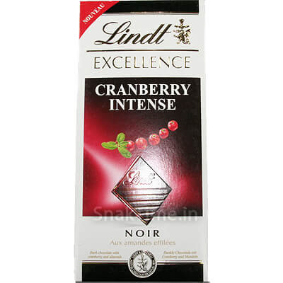 Lindt Excellence Cranberry Intense Dark Chocolate 100g