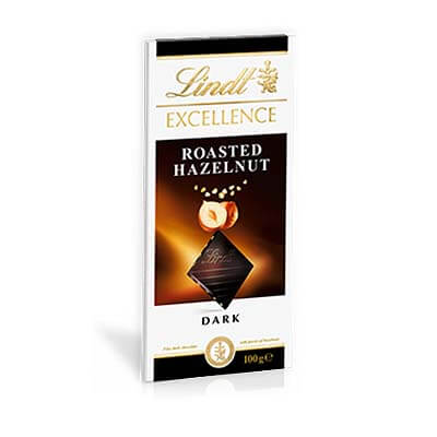 Lindt Excellence Roasted Hazelnuts Dark Chocolate 100g