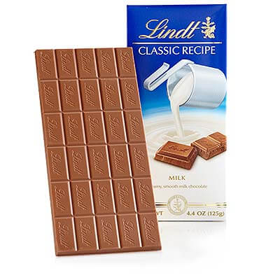 Lindt Swiss Classic Milk Chocolate 125g