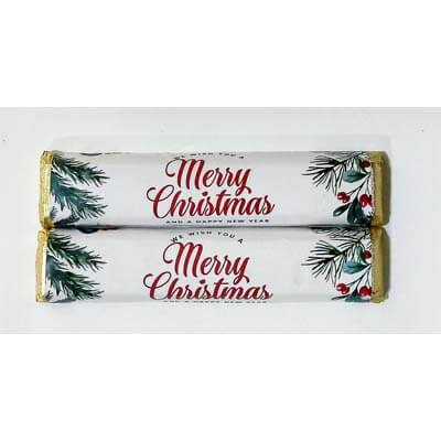 Merry Christmas Chocolate Bar