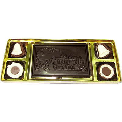 Blasta Merry Christmas Dark Chocolate Gift Box 120 gm
