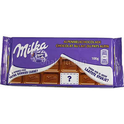 Milka Alpine Milk Chocolate 100g