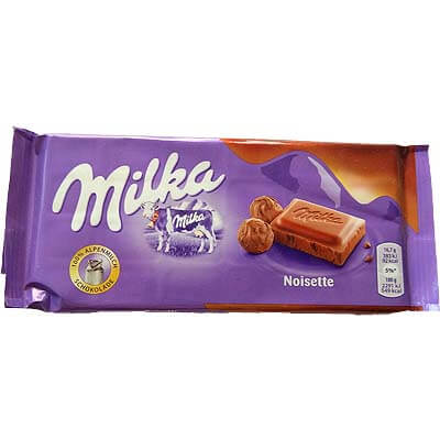 Milka Noisette Chocolate 100g