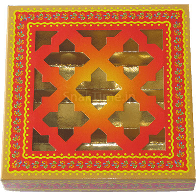 Diwali Apple Strawberry Dry Fruit Sweet Fancy Gold Box
