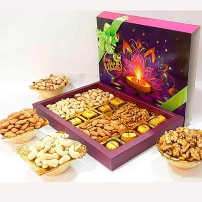 Diwali Dry Fruit Chocolate Combo Gift ST1118X12C