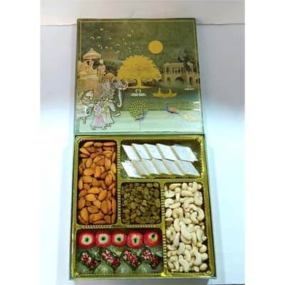 Diwali Dry Fruit Sweet Combo Gift ST1369X9C