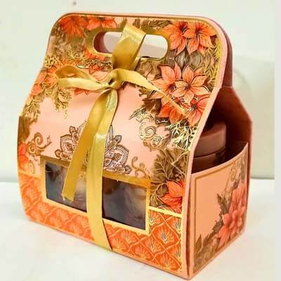 Dry Fruit Gift for Special Occasion with tin jars STDFB396