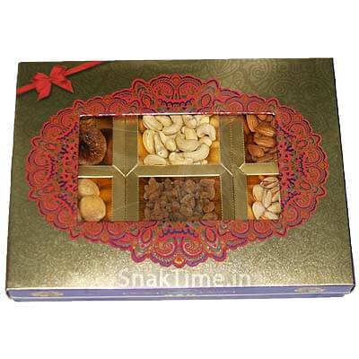 Golden Window Corporate Diwali Dry Fruit Gift Box STN9610X15