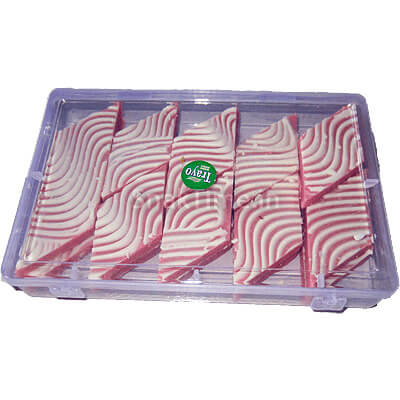 Strawberry Kaju Katli Tray