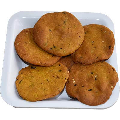 Baked Wheat Masala Puri