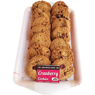 Cranberry Whole Wheat Cookies