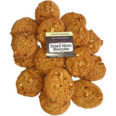 Dried Nuts Whole Wheat Cookies