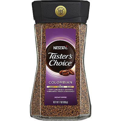 NESCAFE Tasters Choice Colombian Instant Coffee