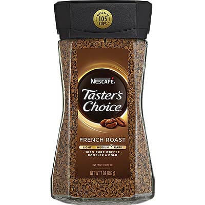 NESCAFE Tasters Choice French Roast Instant Coffee
